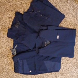 Figs scrub sets, navy blue, medium